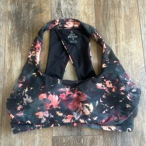 Prana Multicolor Patterned Sports Bra